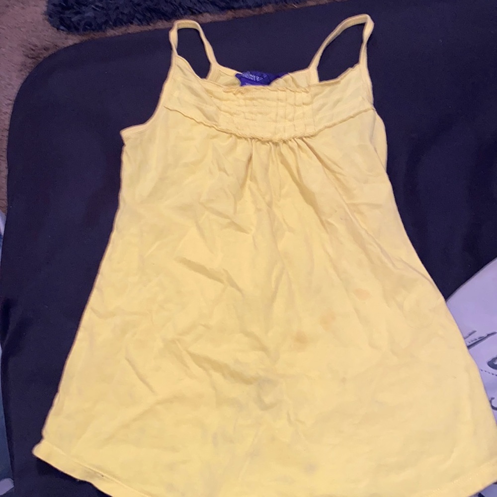 Yellow tank top